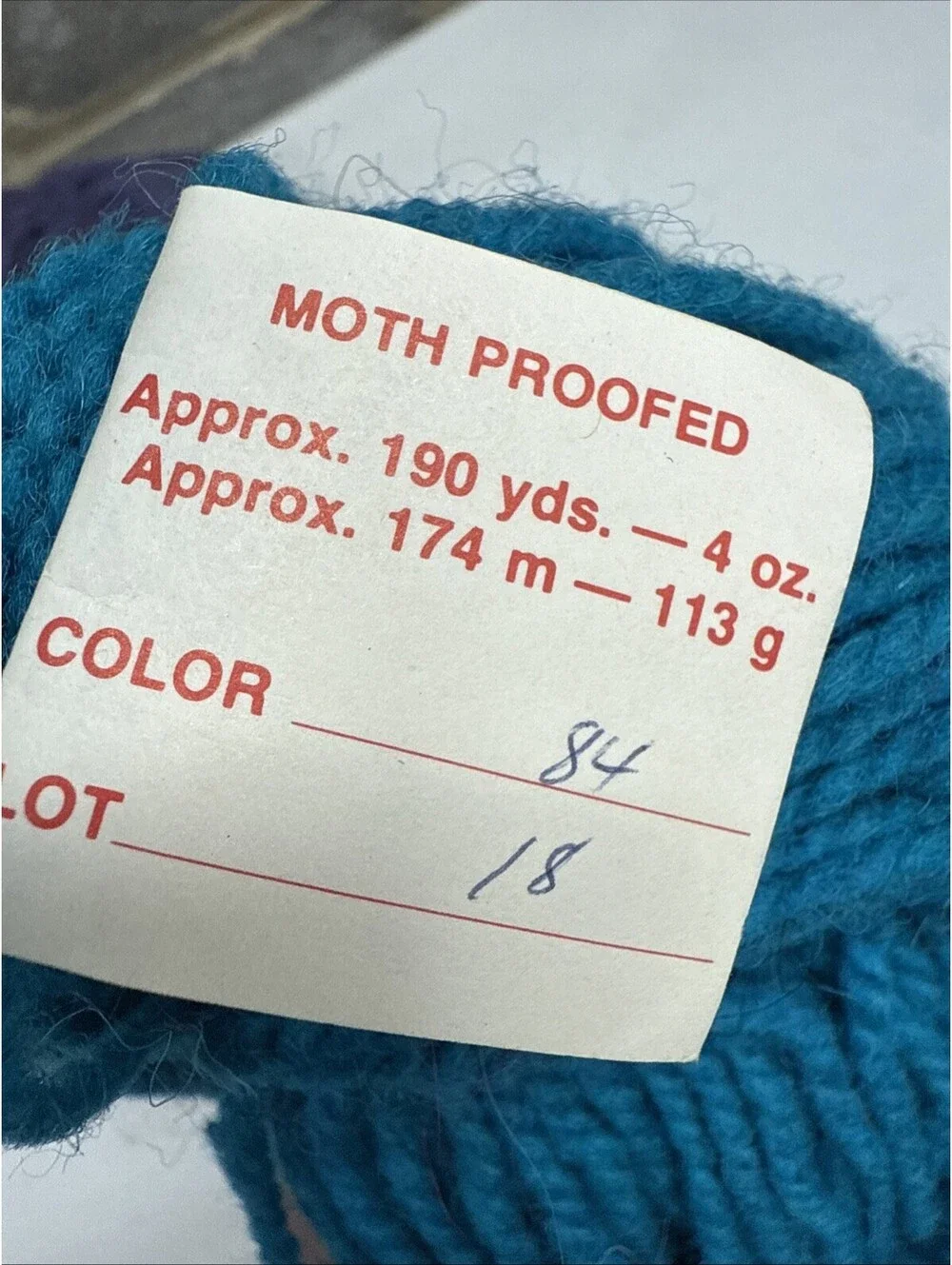 Reynolds Candied Weight 100% Wool Yarn Mixed Color 4 Skein Lot